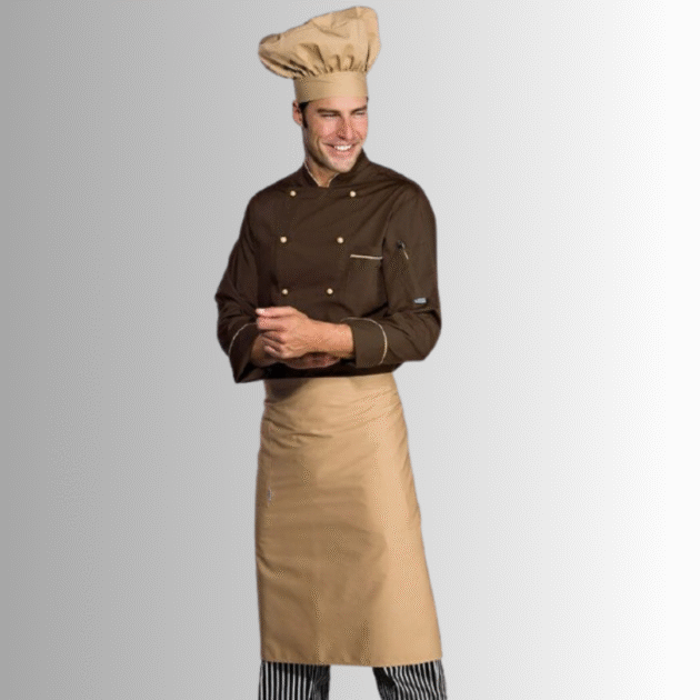 3-Piece Professional Chef Uniform Set for Men