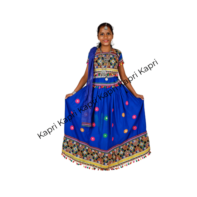 Kids Traditional Garba / Navratri Lehenga Choli Costume