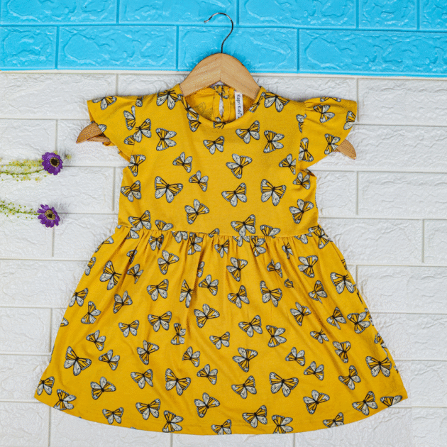 Butterfly Printed Frock