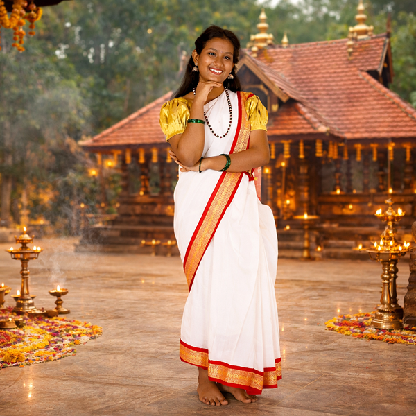 Bengali Saree Fancy Dress Costume