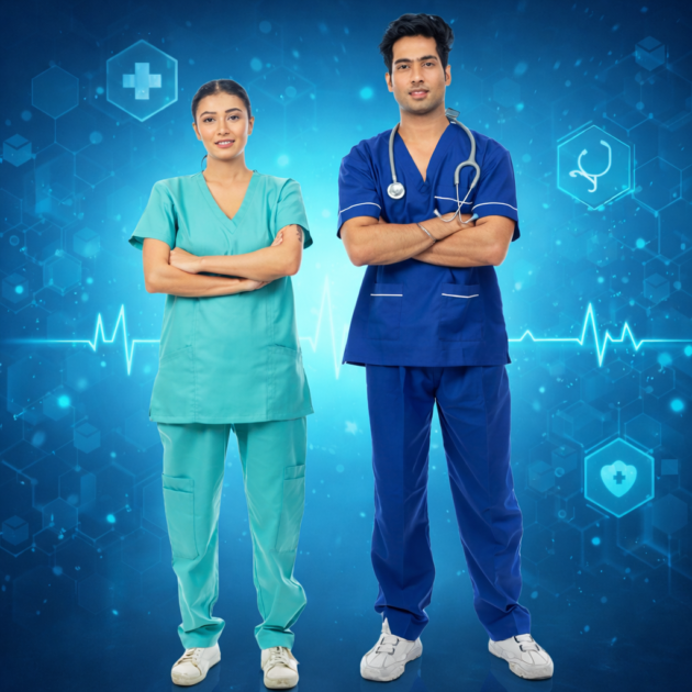 Premium Medical Scrubs Uniform Set