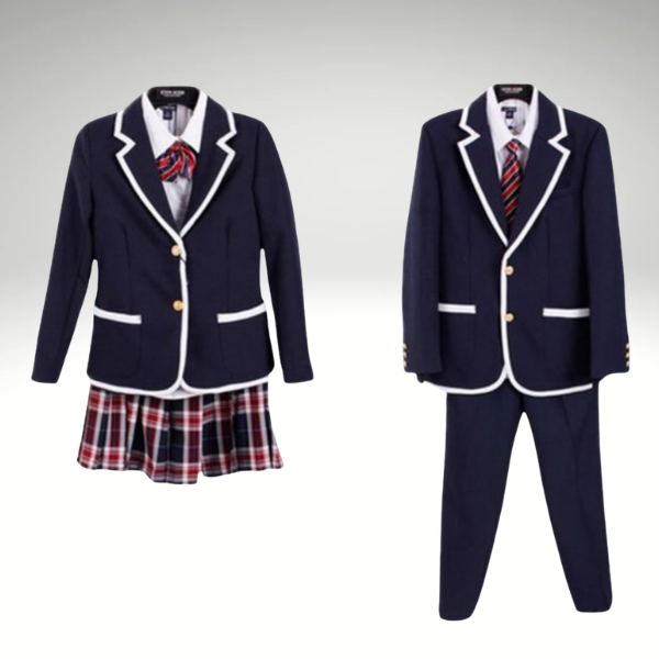 Premium School Blazer Uniform Set – Navy Blue Blazer for Boys & Girls
