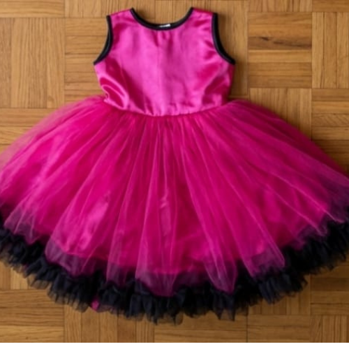 Hot Pink Princess Party Dress for Girls